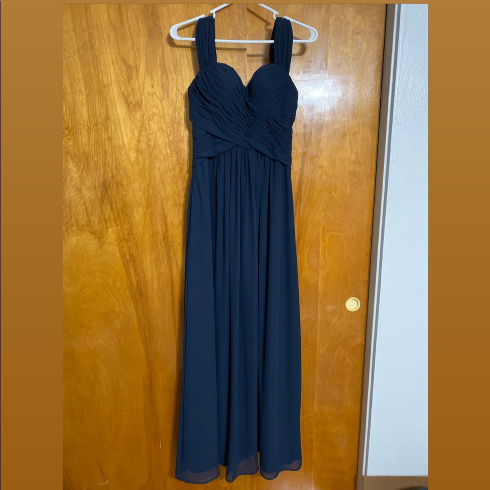 Navy Blue Bridesmaid Dress